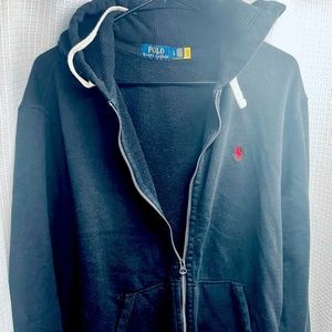 POLO Hoodie thermal - black - Large